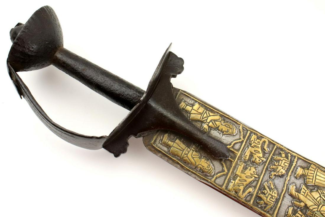 Massive 18th-19th C. Mogul Indian TEGHA ~ Executioner's (1 of 20)