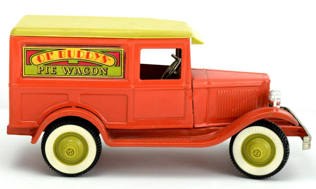 Vintage 1960's OL' BUDDYS PIE WAGON Pressed Steel Toy (1 of 5)