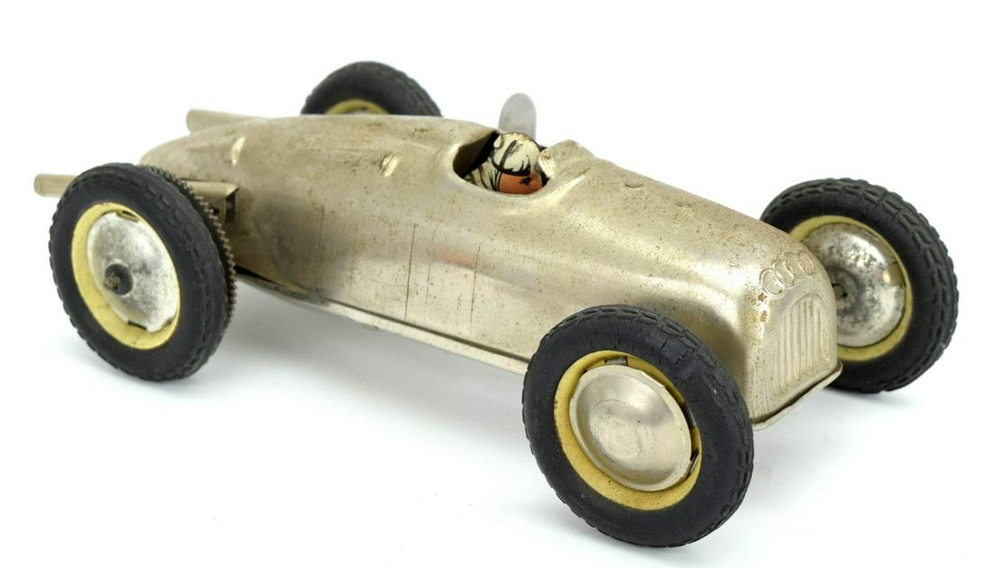 Rare German Audi Tin Race Car c.1920's (1 of 9)
