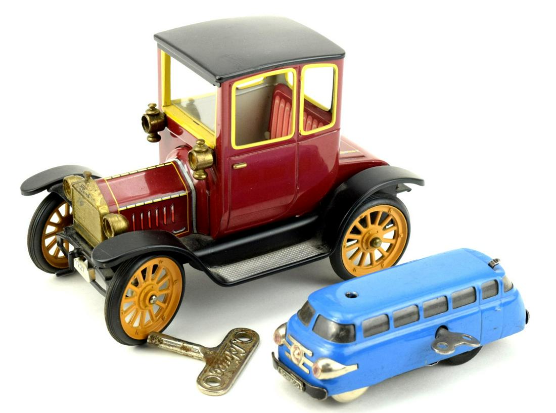 Lot Vintage Schuco Varianto Bus 3044 & Ford 1227 (1 of 5)