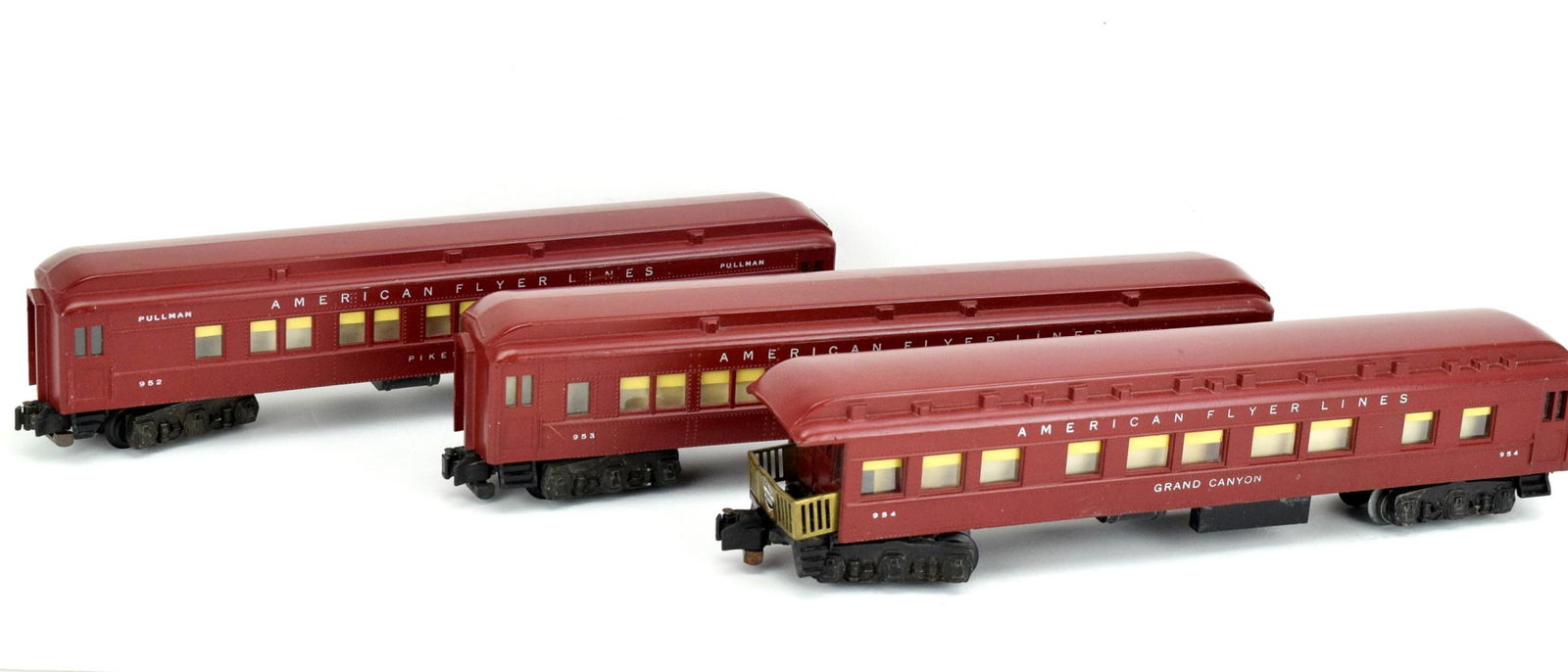 AMERICAN FLYER AF 953-952-954 RED PEOPLE (1 of 3)