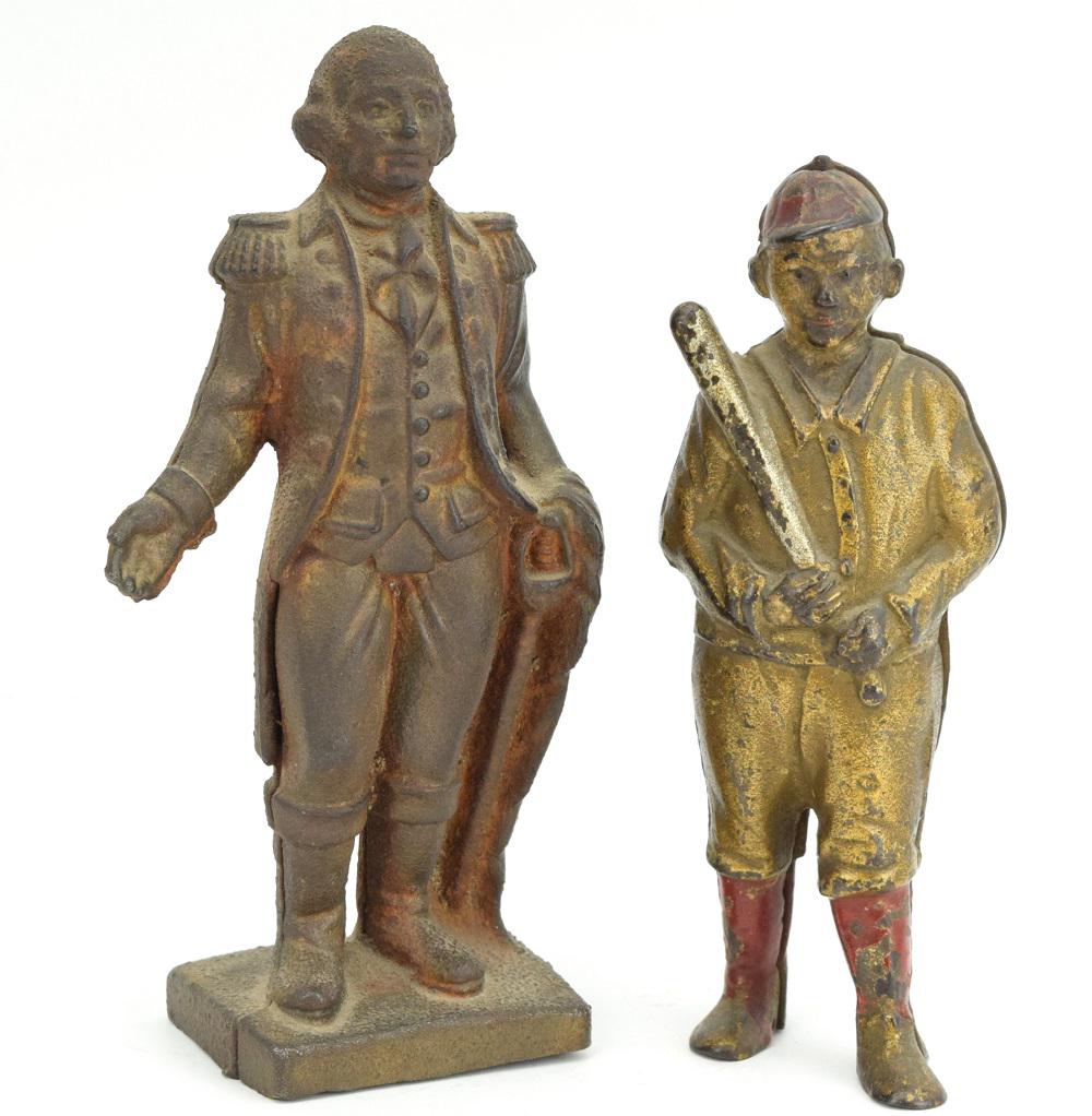 2 Original Antique Cast Iron Banks (1 of 5)