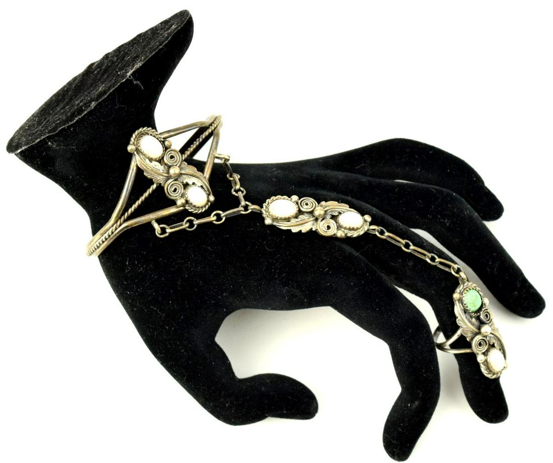 Vtg Navajo Native American Sterling Flower Blossom (1 of 7)