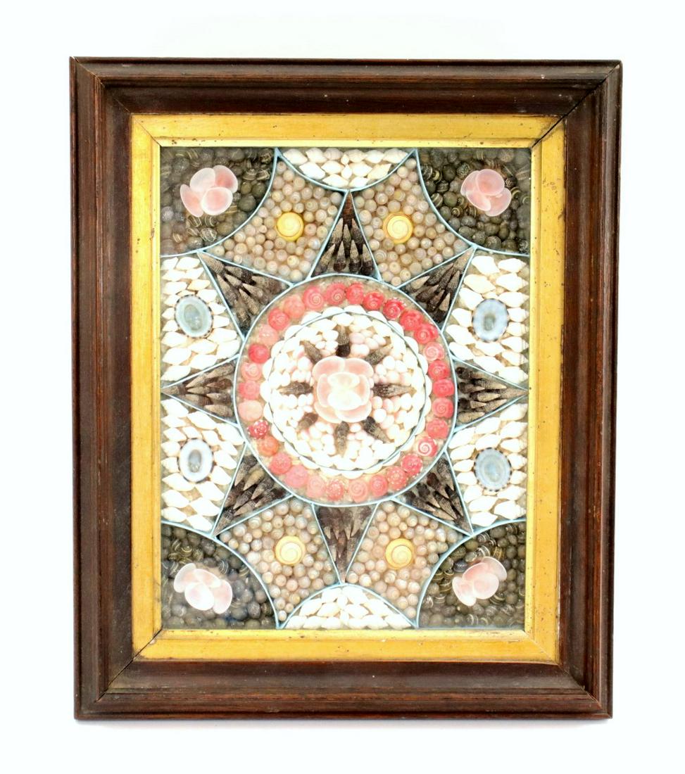 Maritime Antique Sailors Folk Art Valentine Seashell (1 of 6)