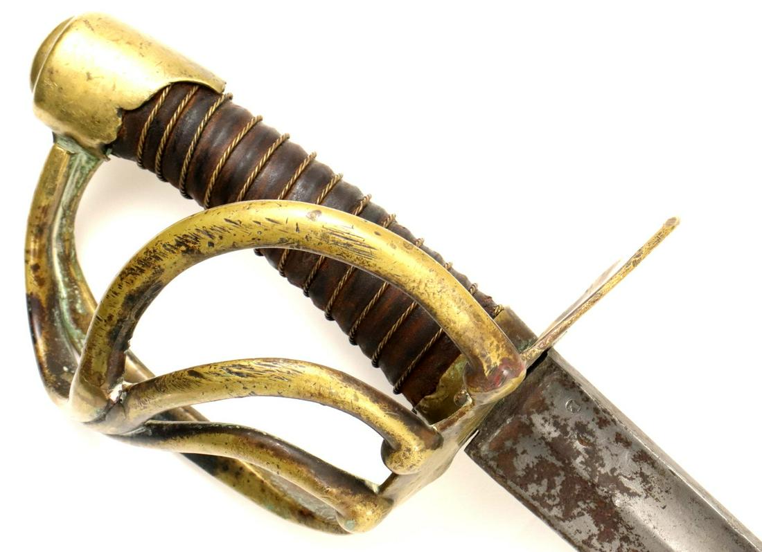 Massive 19th C. French Cuirassier Battle Sword with (1 of 16)