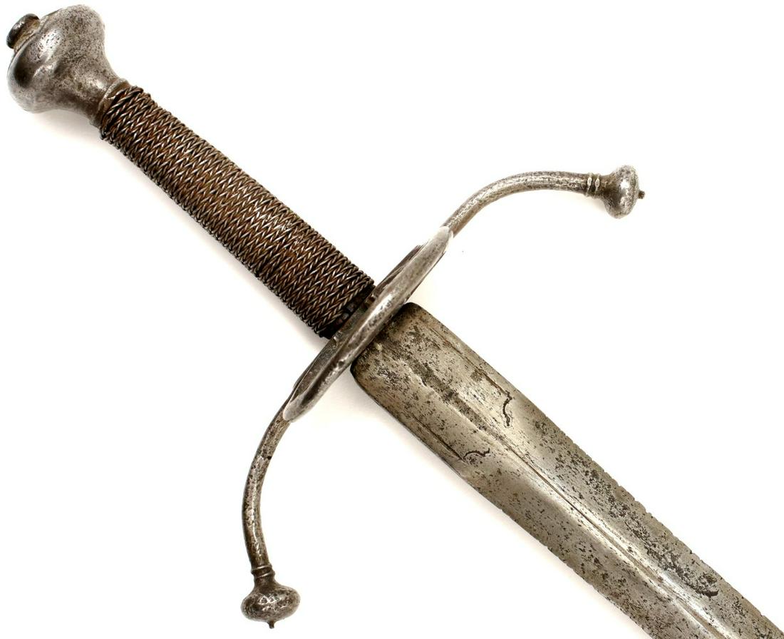 Rare 17th C. Left Hand Dagger with maker Marked Blade - (1 of 15)