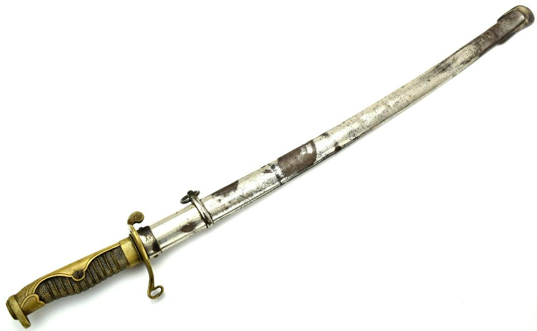 Scarce Long Japanese 19th C. Police or Prison Guard (1 of 17)