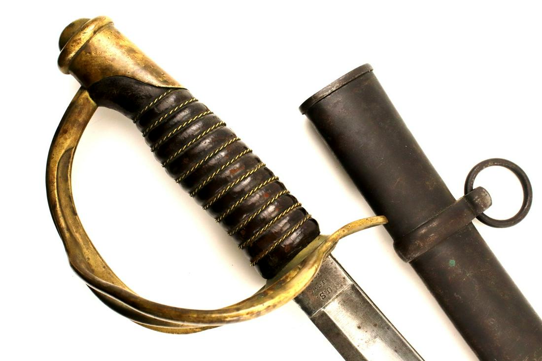 Scarce American Civil War era 1864 Dated US Cavalry Soldier's Battle Sword by MANSFIELD & LAMB, (1 of 17)