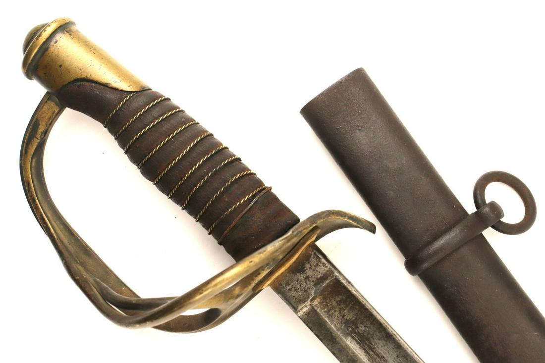German Import American Civil War Cavalry Soldier's Battle Sword ~ Altered Grip, Possibly Confederate (1 of 9)