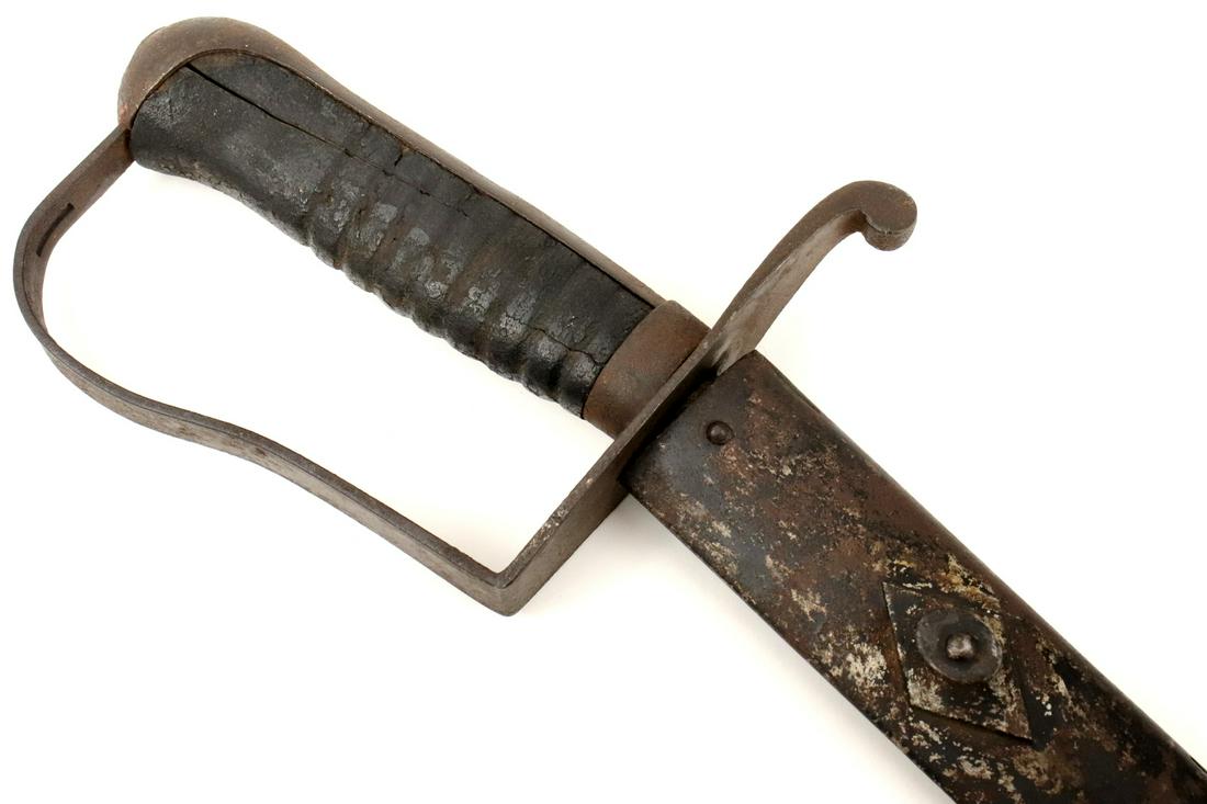 Scarce 1818 model American US NCO Officer's Sword by N. STARR ~ Well Marked Blade ~ with Original: Scarce 1818 model American US NCO Officer's Sword by N. STARR ~ Well Marked Blade ~ with Original Metal Scabbard. Total Length (inside scabbard if present) : 32 1/2", Blade Length : 26 1/4".Detailed c