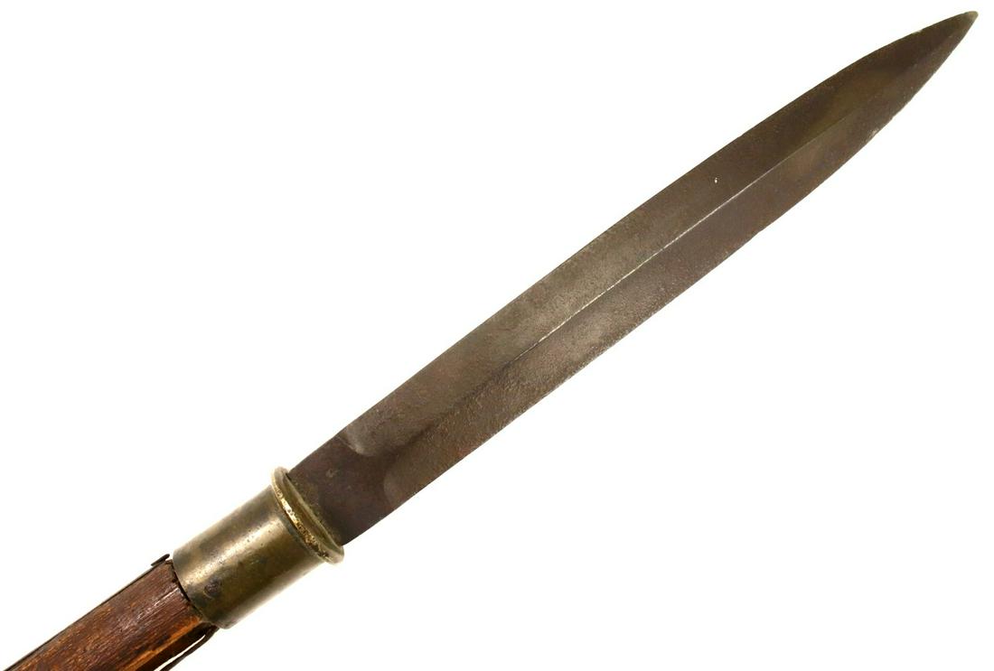 American Civil War era Confederate Soldier's Georgia Pike with Partial Original Haft.: American Civil War era Confederate Soldier's Georgia Pike with Partial Original Haft. Total length (inside scabbard if present) : 55 3/8", Blade length : 12 1/4". ~~ DEAR BIDDERS, Please View More Det