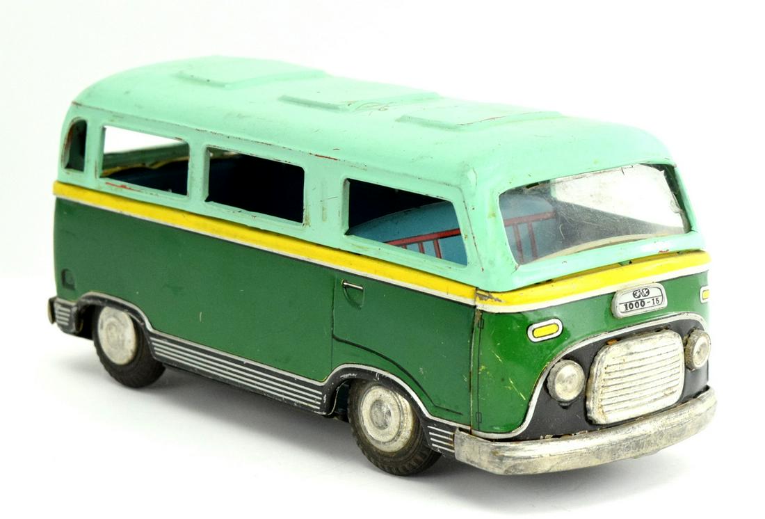 RARE KTS JAPAN TIN FRICTION FORD TANUS F K 1000-15 VAN (1 of 4)