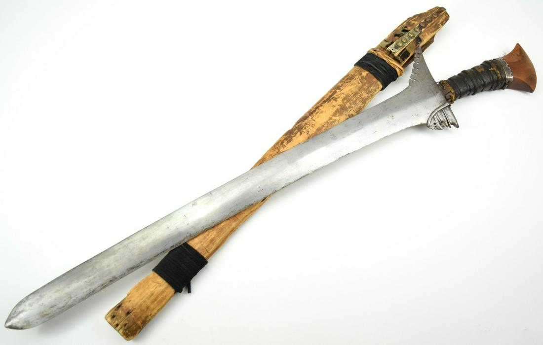 Good Old Philippine Sulu Moro Kris Sword: This is a classic sword of the Moro people of the southern Philippines. The classic Moro kris is based heavily on the Indonesian keris but is distinctly larger and made purposefully for fighting. The 