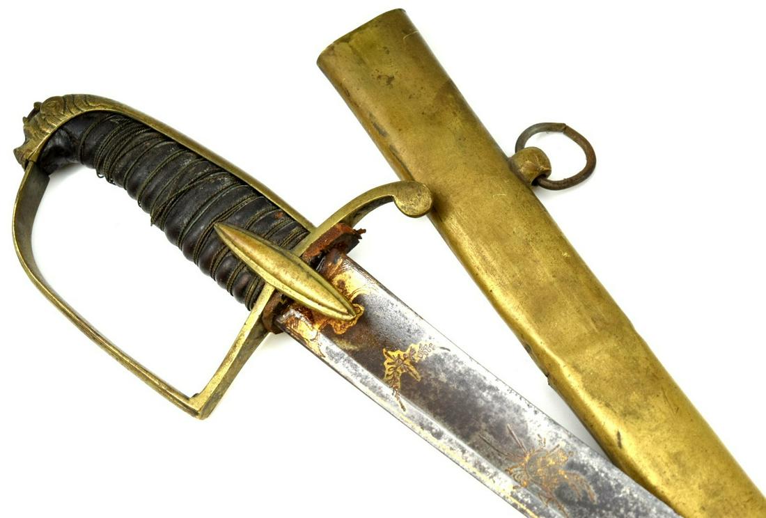 Nice Napoleonic Era German or French Cavalry Officer Sword (1 of 19)