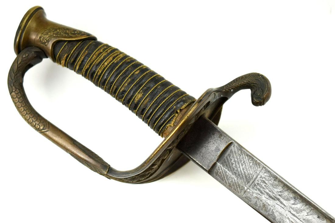 Civil War Era US Naval Navy Officer Sword (1 of 20)