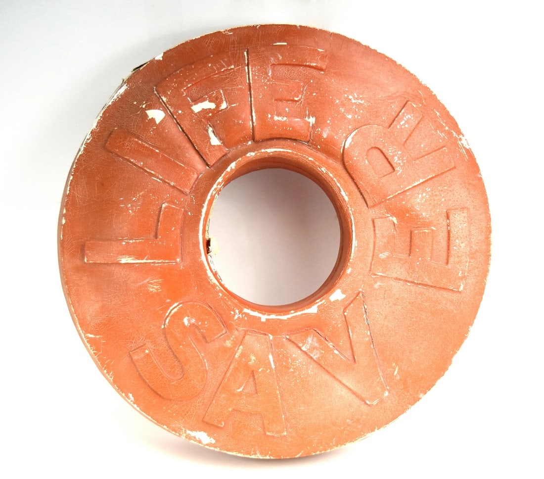 Rare Early Large Life Saver Store Advertising Orange Candy (1 of 4)