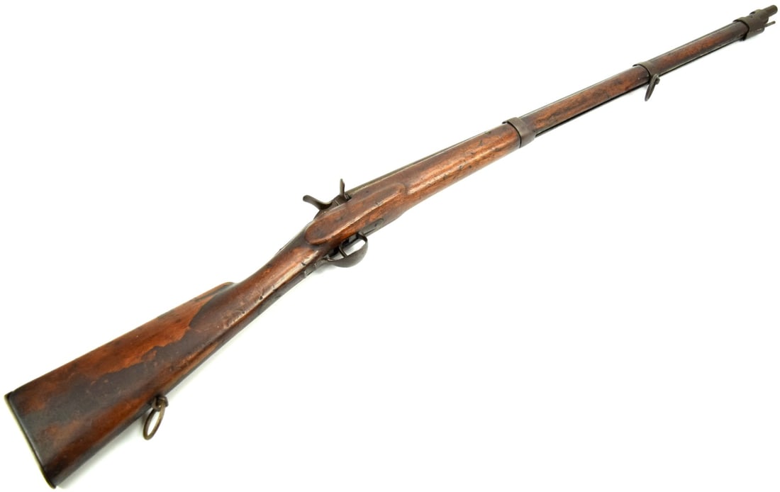 Military 32 caliber Training Rifle: Military 32 caliber Training Rifle. Total length: 42 1/4".~~..Detailed condition reports are not included in this catalog. For additional information, including condition reports, please contact us at