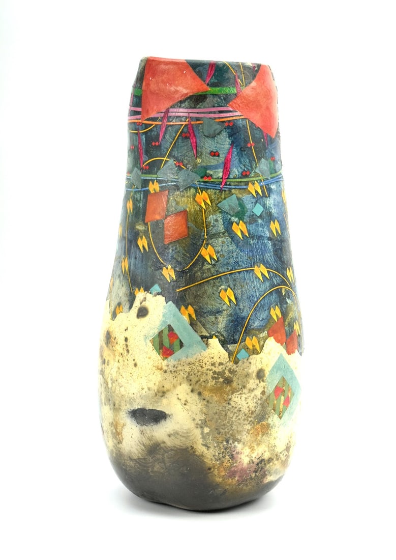 American Bennett Bean (b.1941) Untitled Large Mid Century Vase (1 of 11)