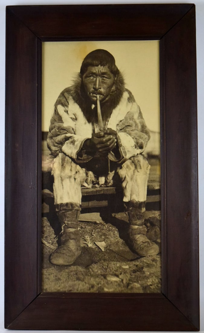 Rare Large Antique Eskimo Native Alaska Photograph c.1906 (1 of 4)