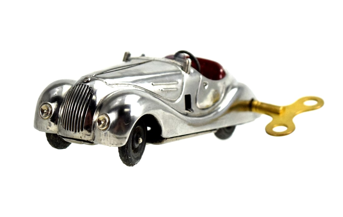 Rare Schuco Examico 4001 Windup Metal Car (1 of 5)