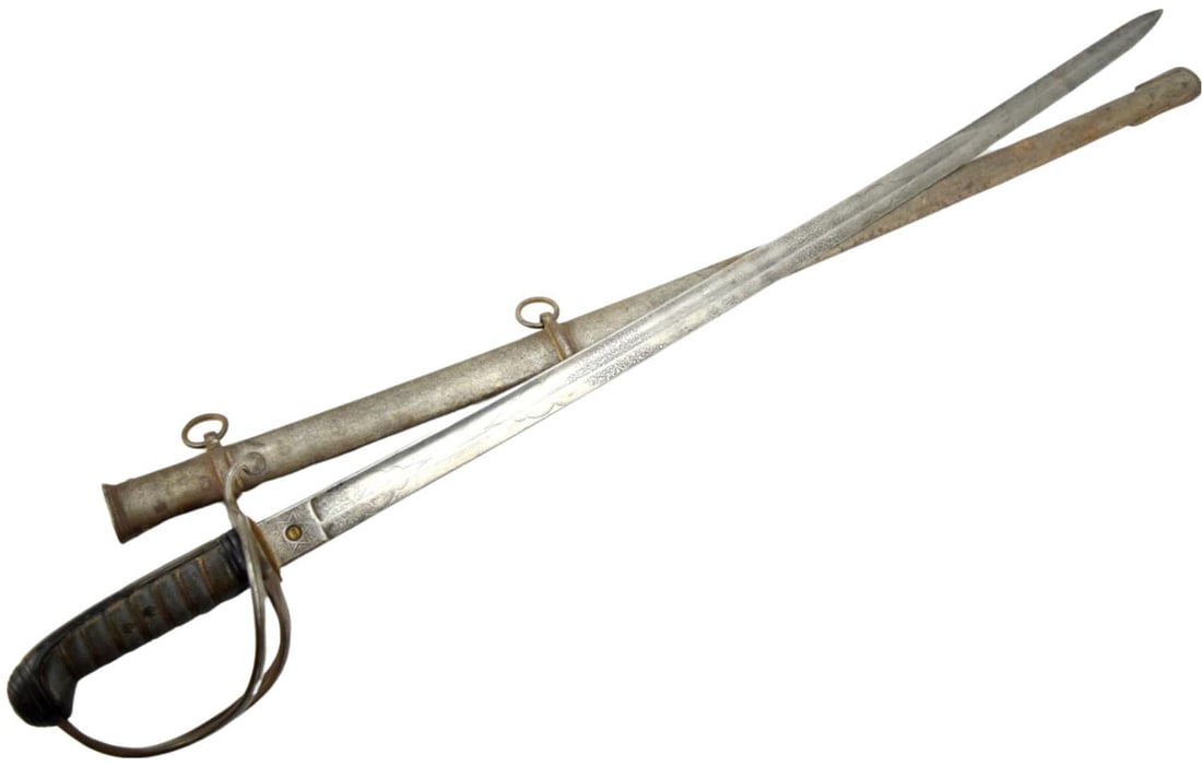 Desirable British Victorian P-1822 6th Carabiners Officers Sword (1 of 20)