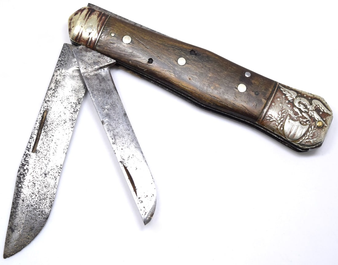 US Civil War Period Multi Blade Pocket Knife (1 of 10)