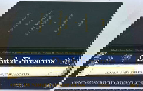Four Reference Books on Edged weapon and Guns: Four Reference Books on Edged weapon and Guns. Total length (inside scabbard if present) : ", Blade length : ". ~ . Detailed condition reports are not included in this catalog. For additional informat