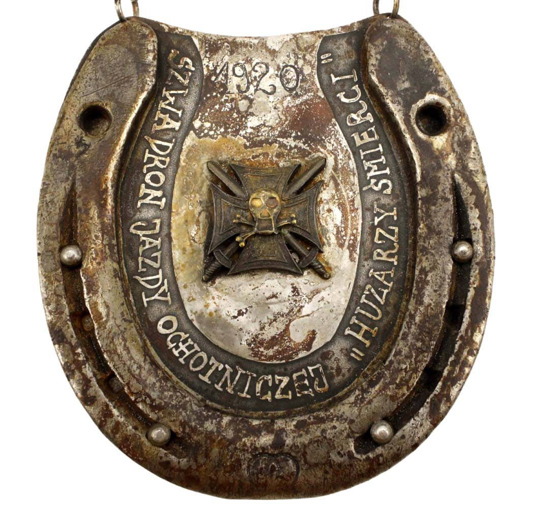 Interesting 1920 Dated Ww I Polish Military Award Horseshoe Plaque