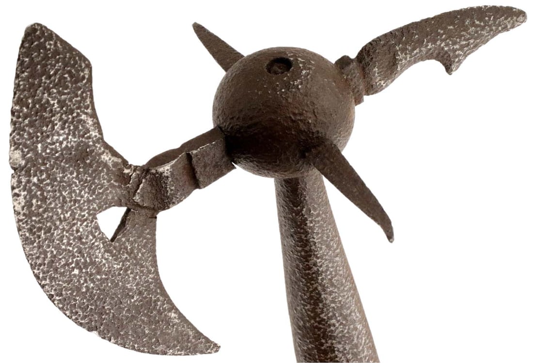 Exceptionally Rare Medieval German 14th-15th C. Battle Ax / Mace / War Hammer Combination Weapon... (1 of 20)