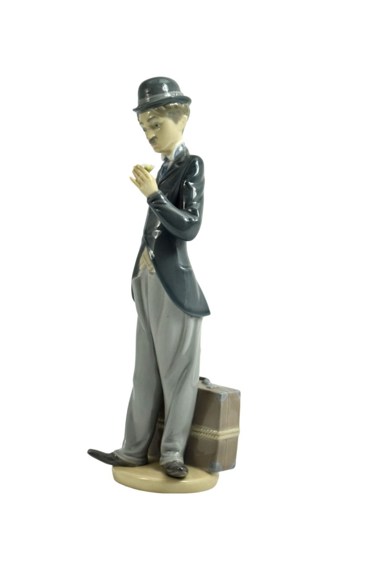 Rare Lladro Retired Charlie Chaplin Figurine (1 of 4)