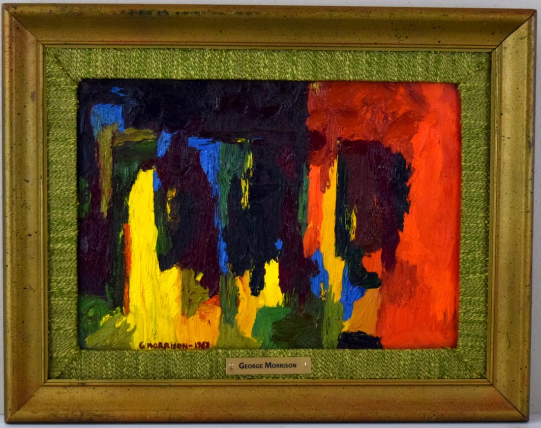 American George Morrison Abstract Oil Painting (1 of 4)