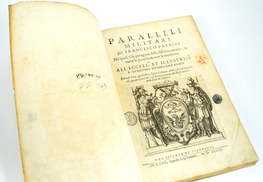 1594 Paralleli Militari By Francesco Patrizi Book (1 of 8)