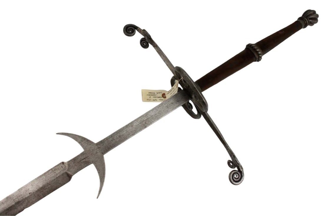 Impressive Huge German Landsknecht Two-handed Sword with Elaborate Iron Hilt Mounts. (1 of 20)