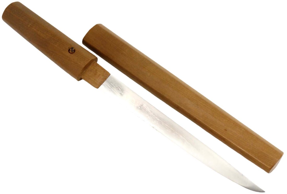 1200s-1400s C. Japanese Samurai Koto TANTO Dagger in Shira-saya (1 of 20)