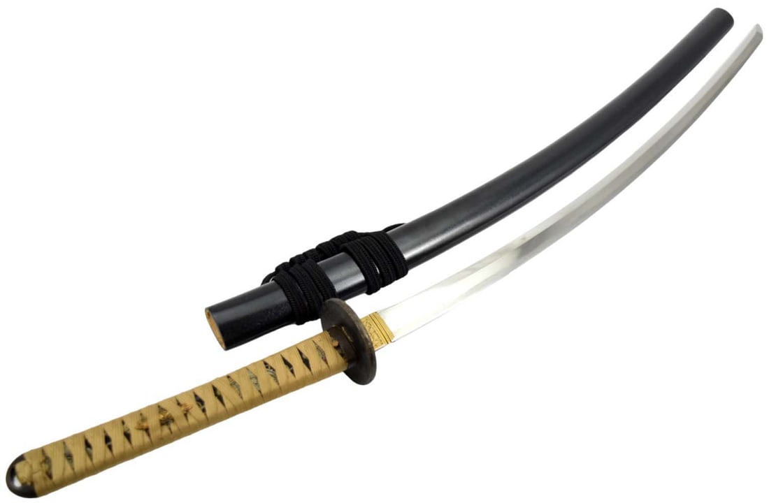 Long Japanese Gendaito katana Sword ~ 29 inch blade ~ signed Yasutoshi (1 of 20)