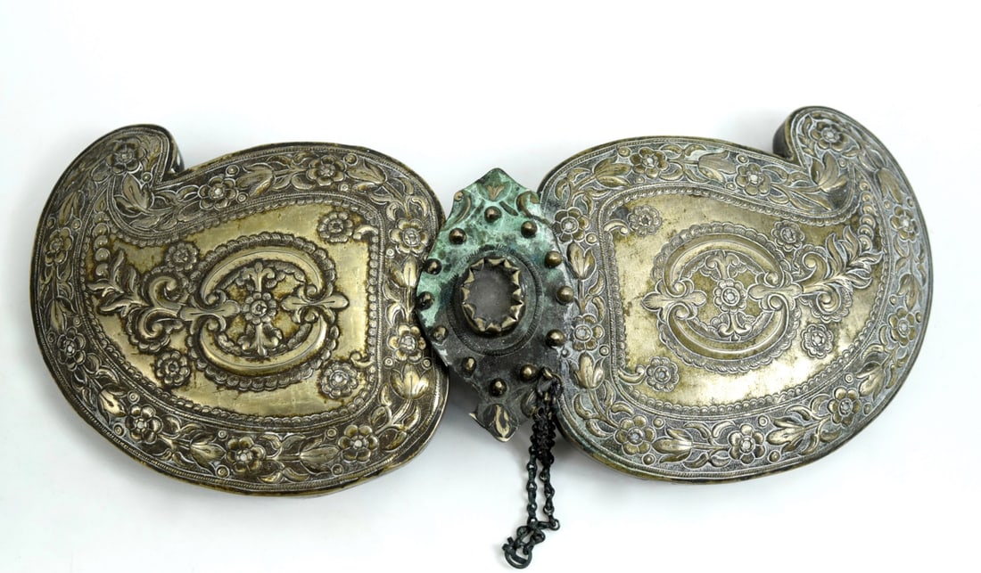 Nice Antique Russian or Greek Silver Belt Buckle. (1 of 6)