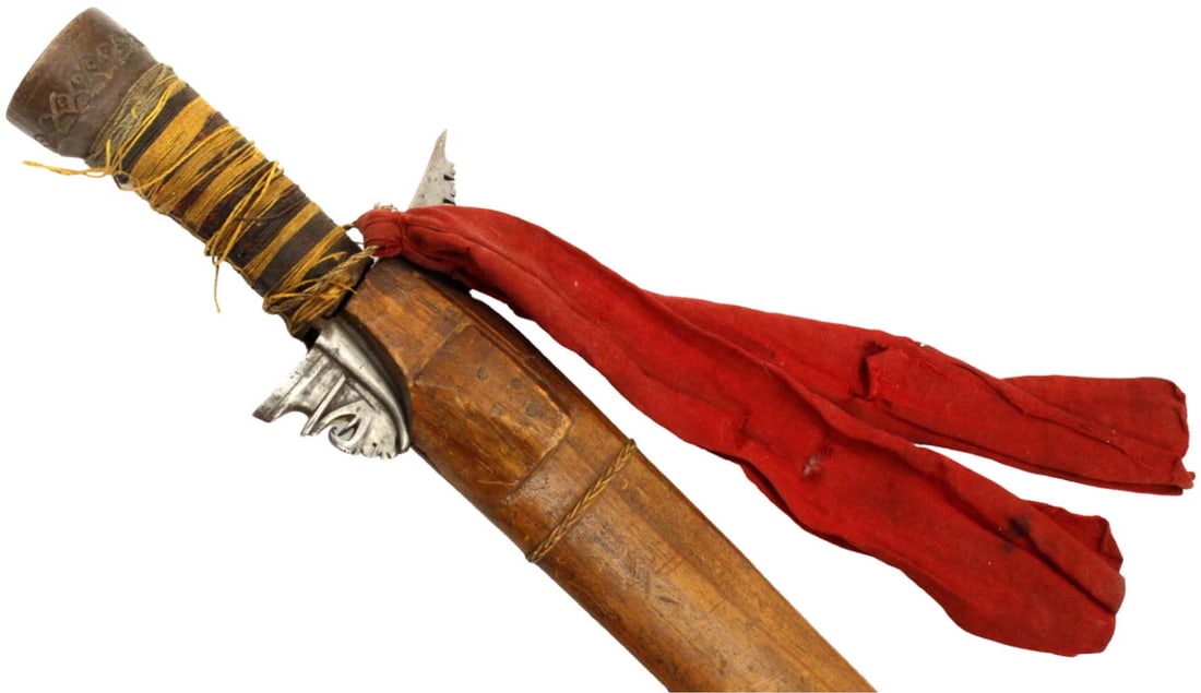Very Good 19th C. Philippine Moro Warrior's Battle KRIS Sword with Scarce Straight Blade & Lovely (1 of 20)