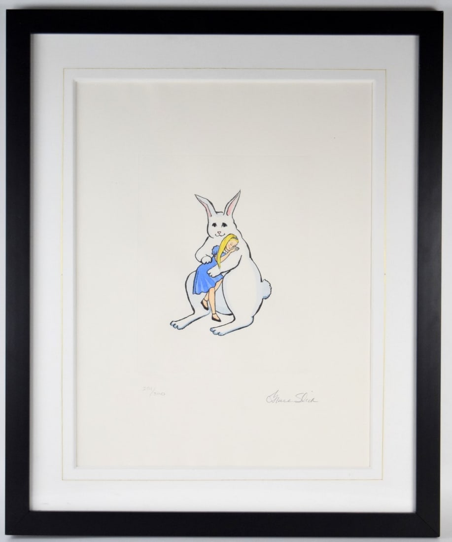 Grace Slick Napping Signed Limited Edition Etching Print (1 of 10)