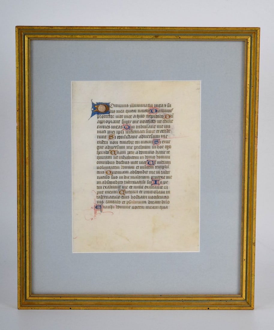 Leaf from a French Book of Hours. ca 1450 (1 of 5)