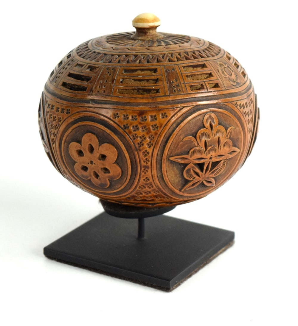 Antique Chinese Carved Cricket Cage (1 of 8)