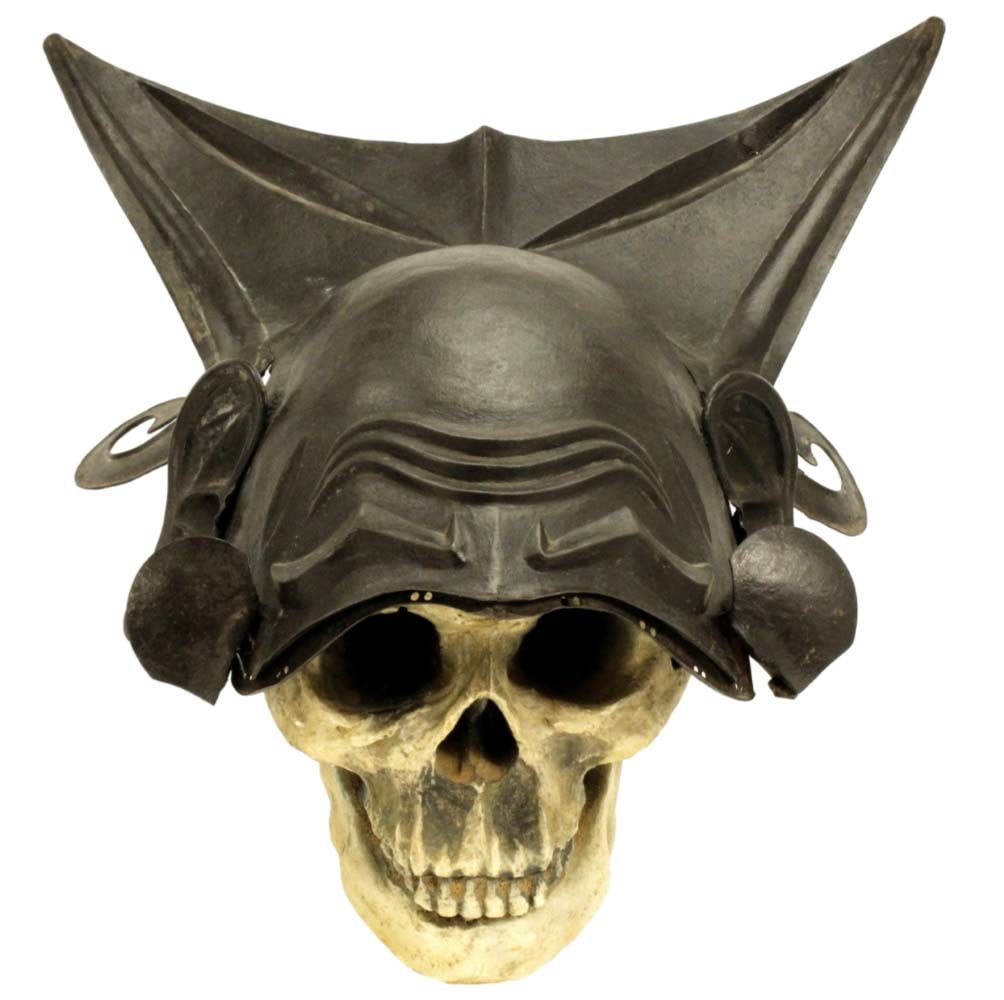 Exceptionally Rare 15th-16th C. Japanese Samurai KAWARI KABUTO, BAT Form Iron Helmet. Highly (1 of 20)