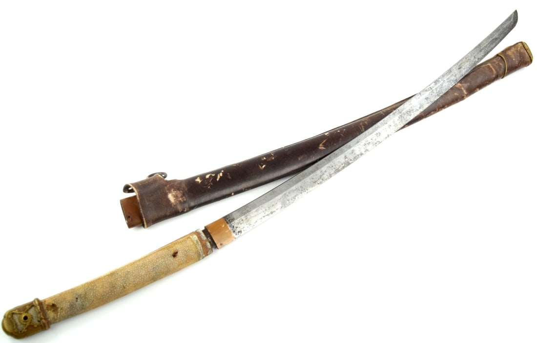 Rare KOA ISSHIN MANTETSU WWII Japanese Officer KATANA Sword, Double Signed  Showa Stamp. (1 of 15)