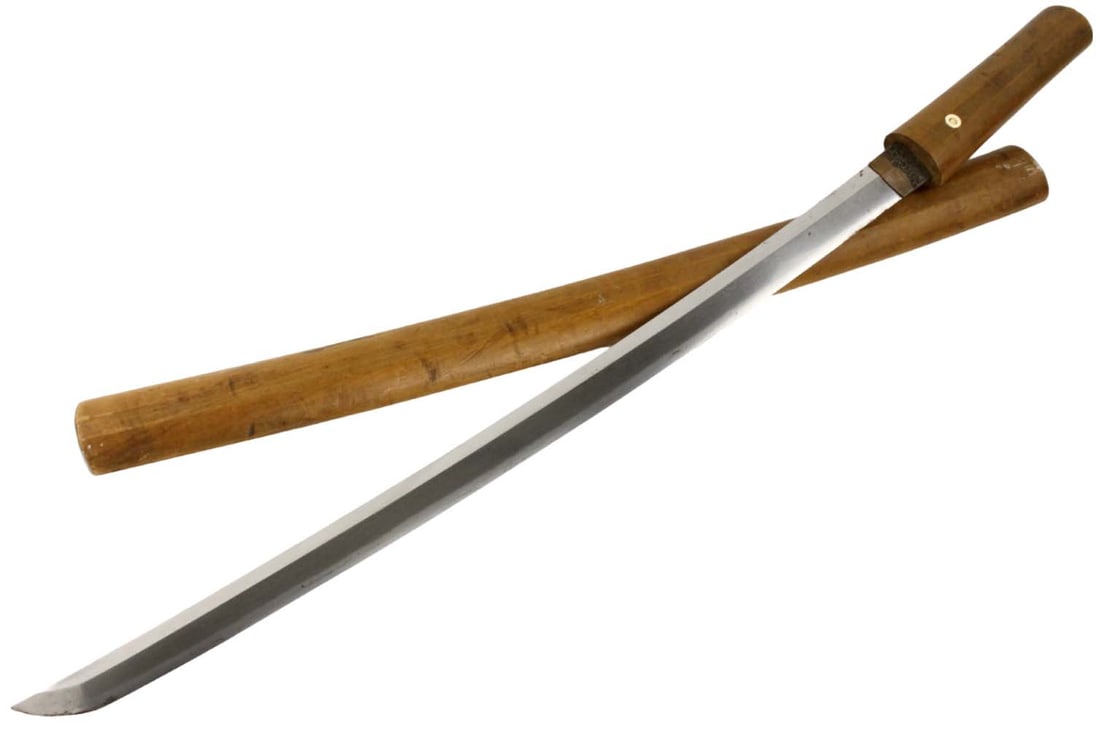 Rare Japanese Samurai WAKIZASHI Sword, Double-Signed, Possibly SADAMUNE, in Old Shirasaya Mounts... (1 of 20)