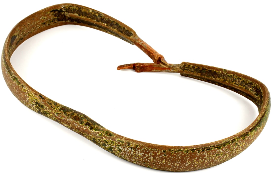 Very Rare 17th C. Mughal Indian Warrior's Wood BOW with Ornate Hand Painted Floral Decorations. A (1 of 20)