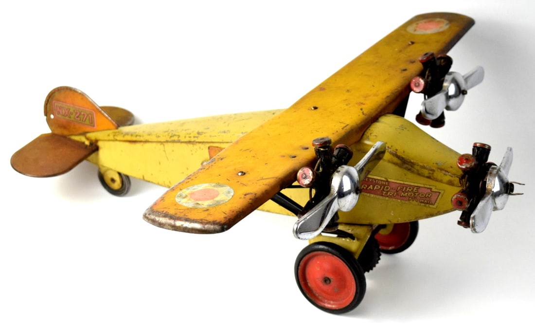 VINTAGE KEYSTONE RAPID FIRE TRI MOTOR AIR MAIL PLANE (1 of 16)