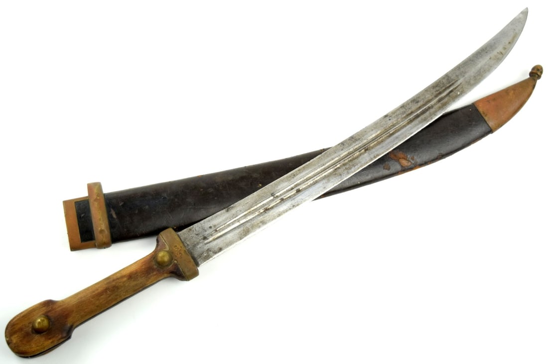 Very Good Regiment Marked WW I Imperial Russian Artillery BEBUT Dagger Short Sword, Blade with (1 of 16)