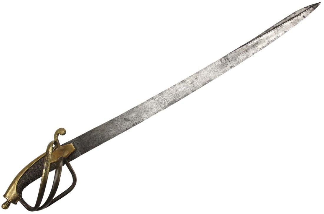 Very Rare 1858 Dated Russian Imperial Navy Officer's PALASCHE Sword by ZLATOUST, Massive Quill-back (1 of 20)
