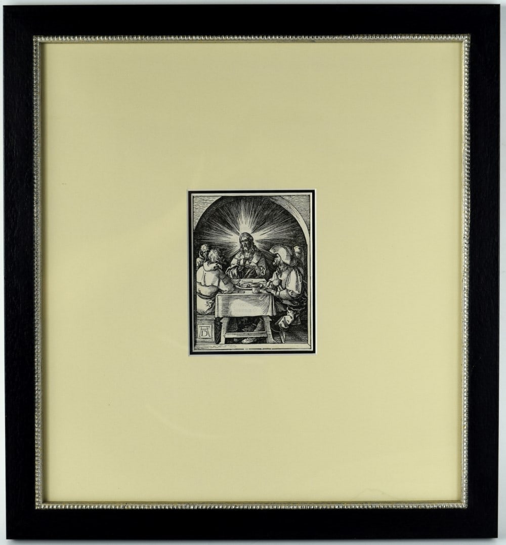 Rare Framed Woodcut Print "Little Passion" 1511 Edition by Albrecht Durer (1 of 8)