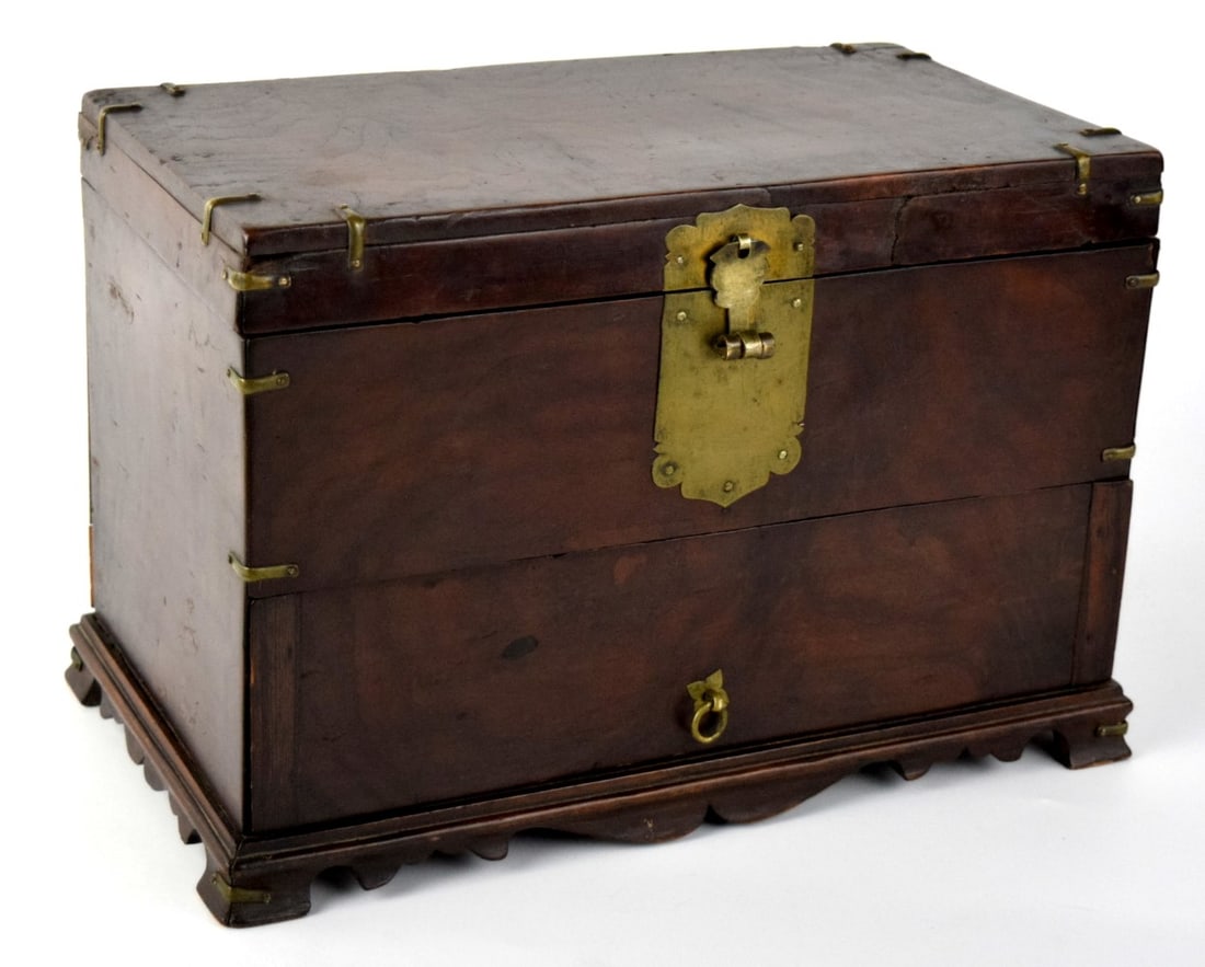 19th C. Korean Wooden Box for Document and Inkstone (1 of 11)