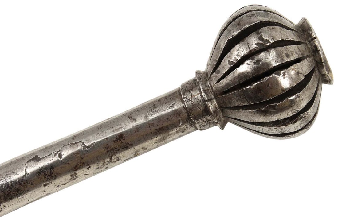 Rare 16th-17th C. Polish or Hungarian Knight's Battle Mace Percussion Weapon with Strong Heavy (1 of 20)